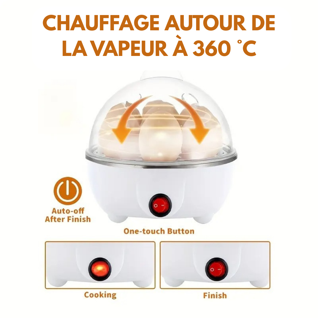 Mini cuiseur à œufs automatique Portable