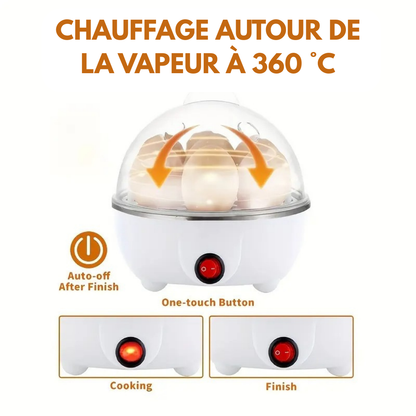 Mini cuiseur à œufs automatique Portable