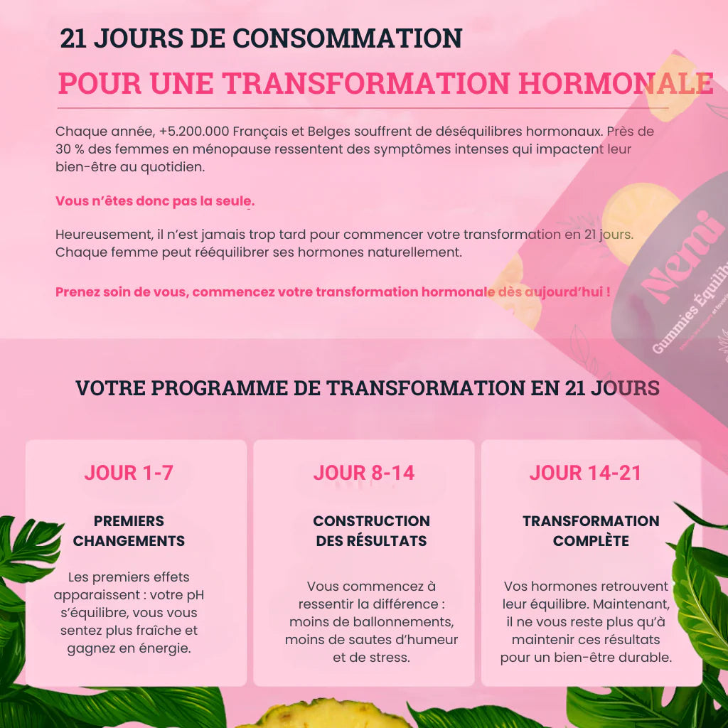 Gummies Équilibre Intime Féminin - Ananas l Confort Ultime