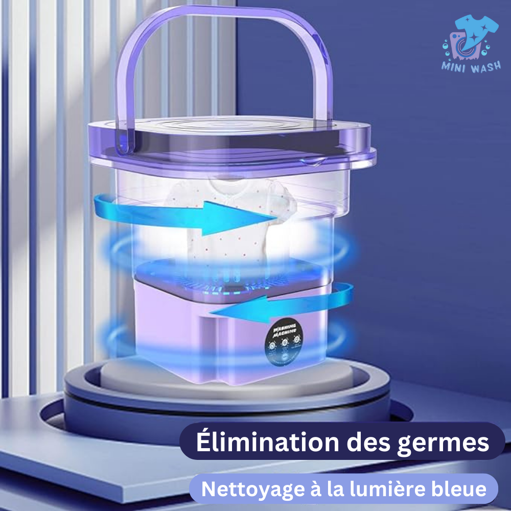 Mini machine a laver pliable