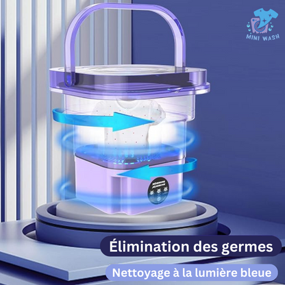 Mini machine a laver pliable