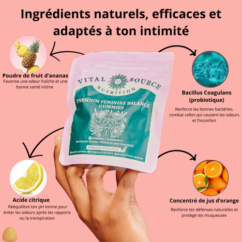 Gummies Équilibre Intime Féminin - Ananas l Confort Ultime